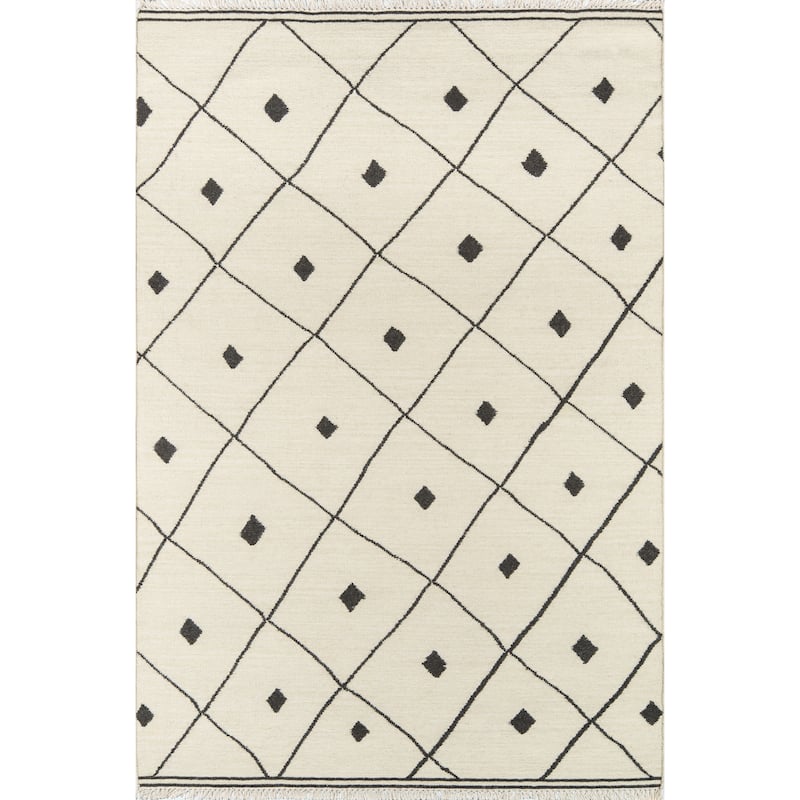 Erin Gates by Momeni Thompson Appleton Hand Woven Wool Area Rug - 5' x 7'6" - Ivory - Rectangle