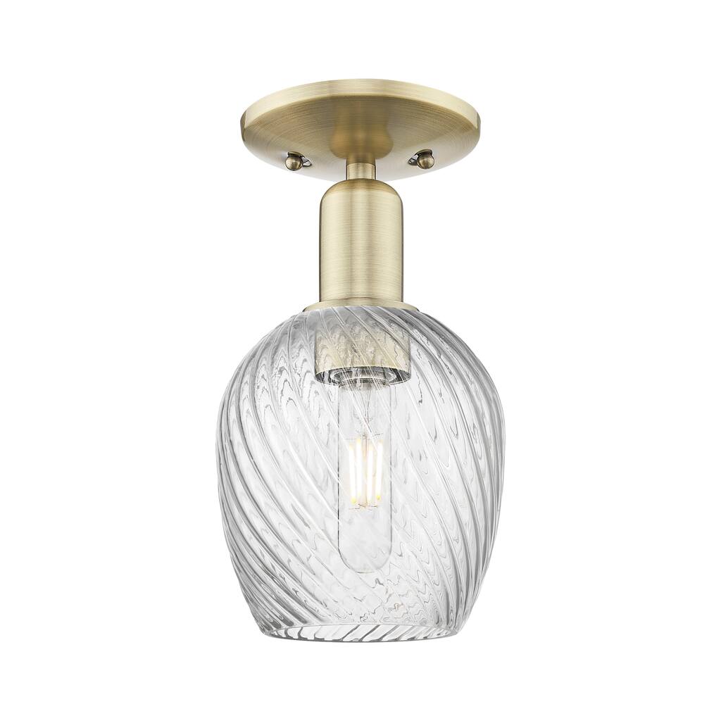Innovations Lighting Endless Possibilities Arcadia - Salina - 1 Light 6" Semi-Flush Mount