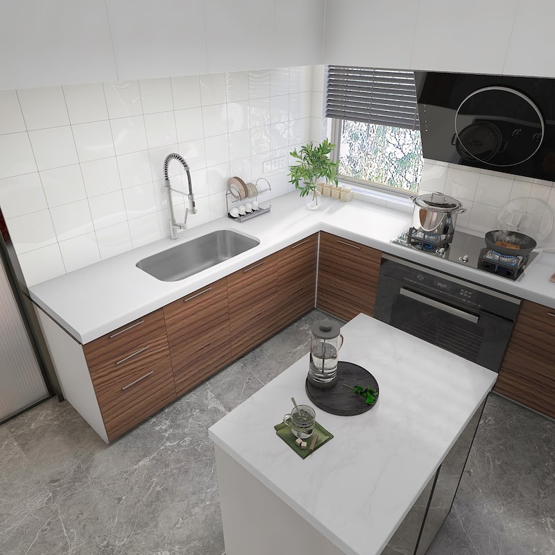 Sinber Undermount Single Bowl 304 Stainless Steel Kitchen Sink