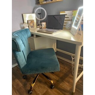 Top Product Reviews For Simple Living Margo 2 Drawer Mid Century Modern Desk 29928485 Overstock