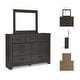preview thumbnail 34 of 38, Signature Design by Ashley Brinxton Urban Charcoal Dresser