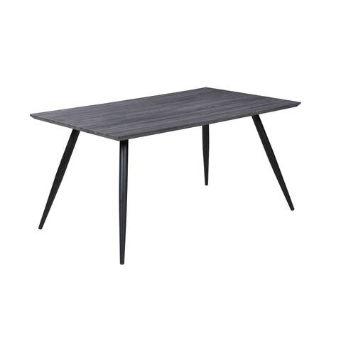 Somette Henry Dark Laminate Wooden Dining Table - 35" x 59"
