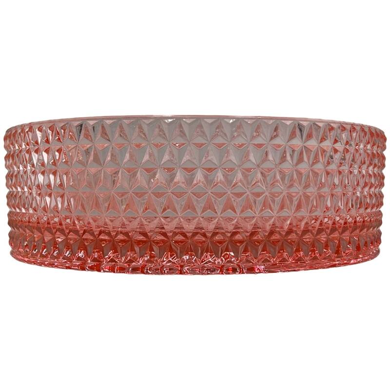 Scotch Round Basin Glass Crystal Bathroom Vessel Sink in Multiple Colors