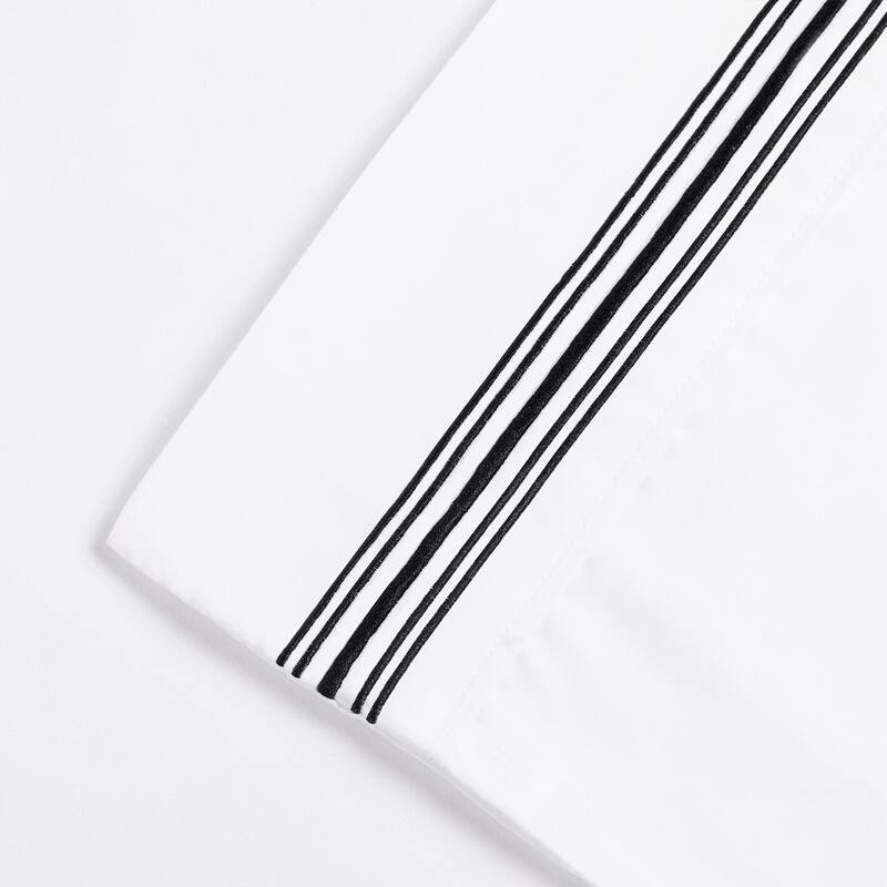 Superior Embroidered Microfiber Deep Pocket Bed Sheet Set