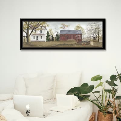TrendyDecor4U Farmhouse "Spring Flowers for Sale" Framed Wall Art by Billy Jacobs - Earthtones