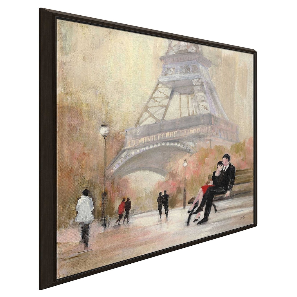 "Romantic Paris I" Print on Floating Canvas