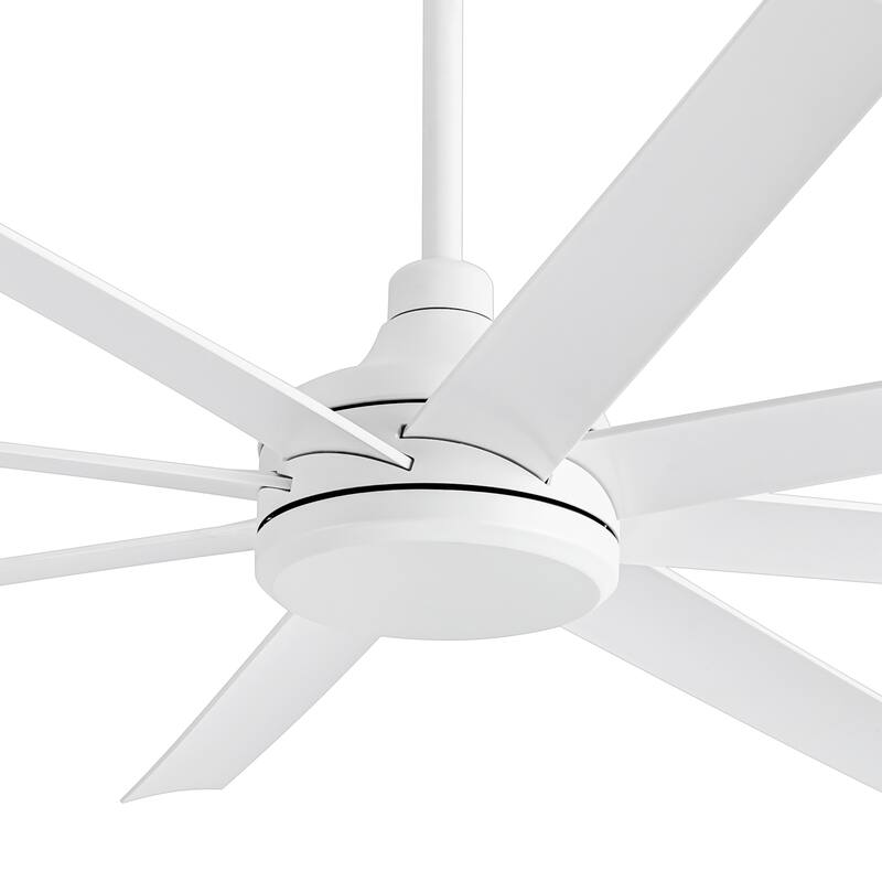 65-inch Large 8-Blade Ceiling Fan with Remote Downrod without Light