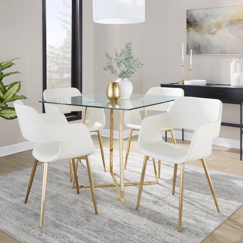 Porch & Den Vallen Dining Chair with Metal Legs (Set of 2)