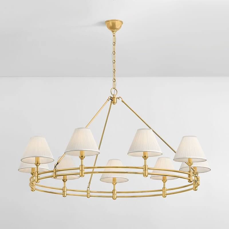 Hudson Valley Lighting MDS1801 Howard 9 Light 50" Wide Chandelier with
