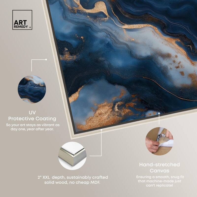 Deep Sea Geode IV Canvas by Art Remedy