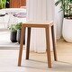 preview thumbnail 13 of 69, Tresse Modern Stackable Dining Stool with Wicker Seat for Dining Room, Garden, Patio, Indoor or Outdoor - No Assembly Required
