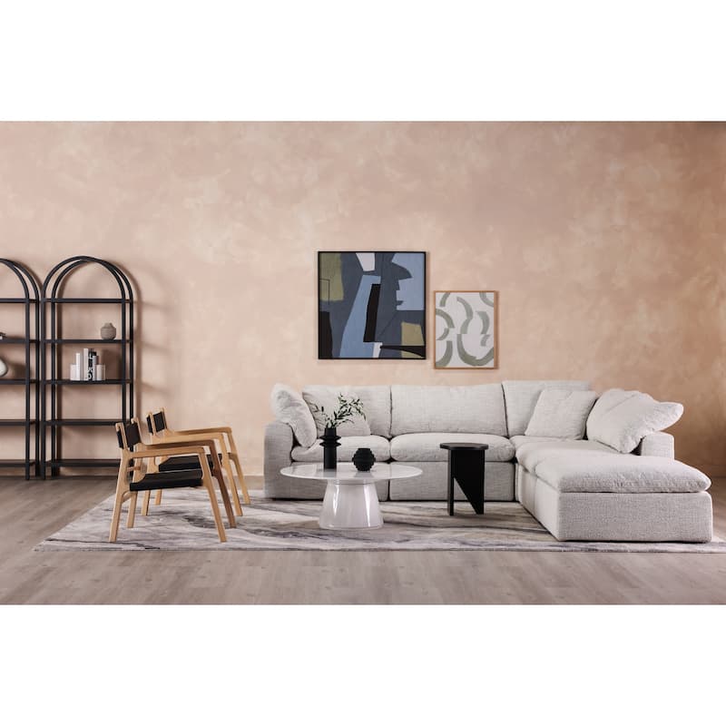 Aurelle Home Modern Flared-Base Coffee Table