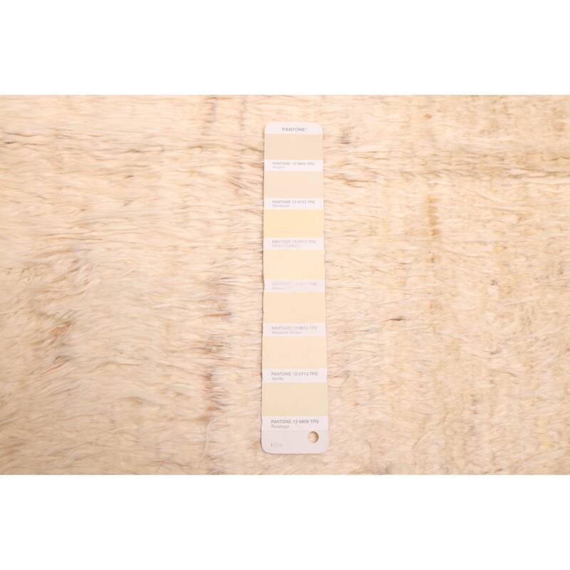 ECARPETGALLERY Hand-knotted Pak Finest Marrakesh Cream Wool Rug - 6'1 x 7'3