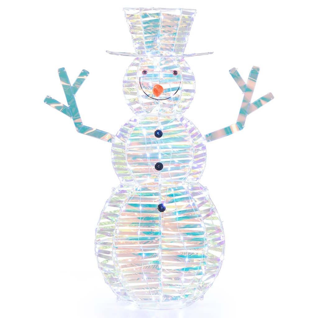 Gymax 4 FT Lighted Christmas Snowman Light-up Xmas Holiday Decoration - Multi-colors - See Details