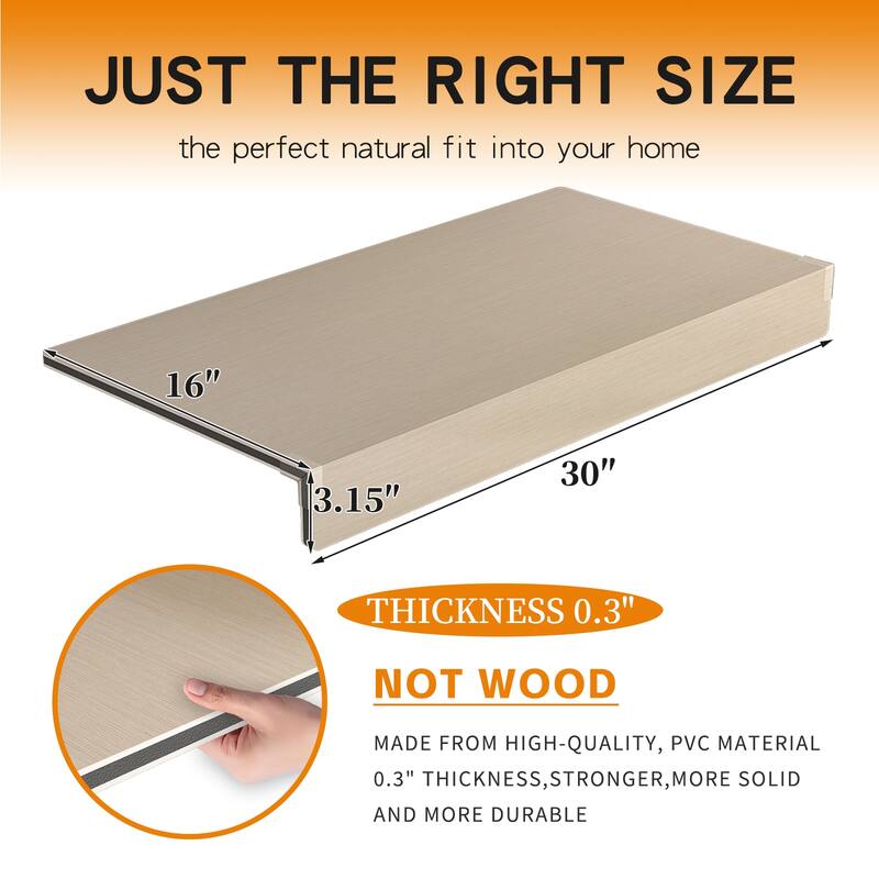 5 Pcs Wire Shelf Covers, Foamed PVC Wire Rack Covers for Removable Closet (Not Wood), Pantry Shelves for Cabinet Bathroom