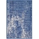 preview thumbnail 20 of 18, Nourison Whimsicle Modern Distressed Abstract Blue Ivory Area Rug