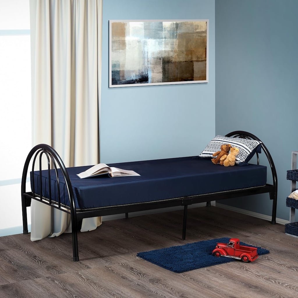Fortnight 6-Inch Foam Mattress Firm Back Support Blue Nylon Cover - Twin
