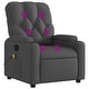 preview thumbnail 2 of 8, vidaXL 6-Point Massage Recliner Chair, Adjustable Back & Footrest