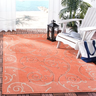 SAFAVIEH Courtyard Orazia Indoor/ Outdoor Waterproof Patio Backyard Rug