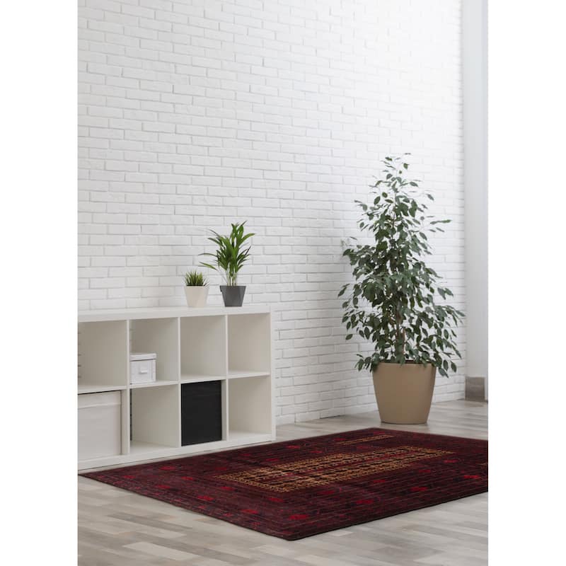 Teimani Brown Rug 3'2" x 4'7" - 3'2 x 4'7