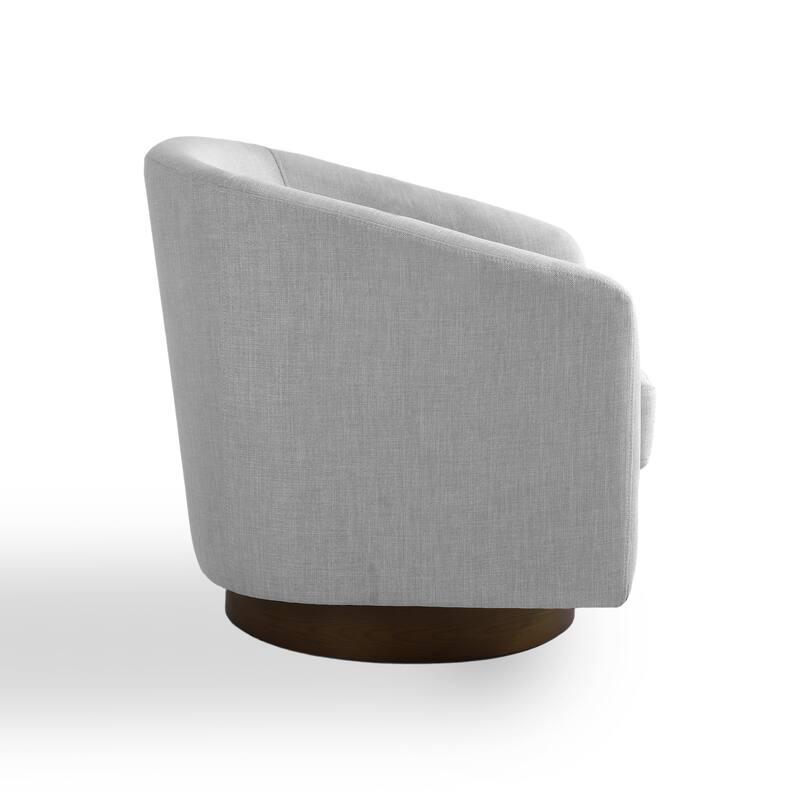 Modern 360°Swivel Barrel Chair