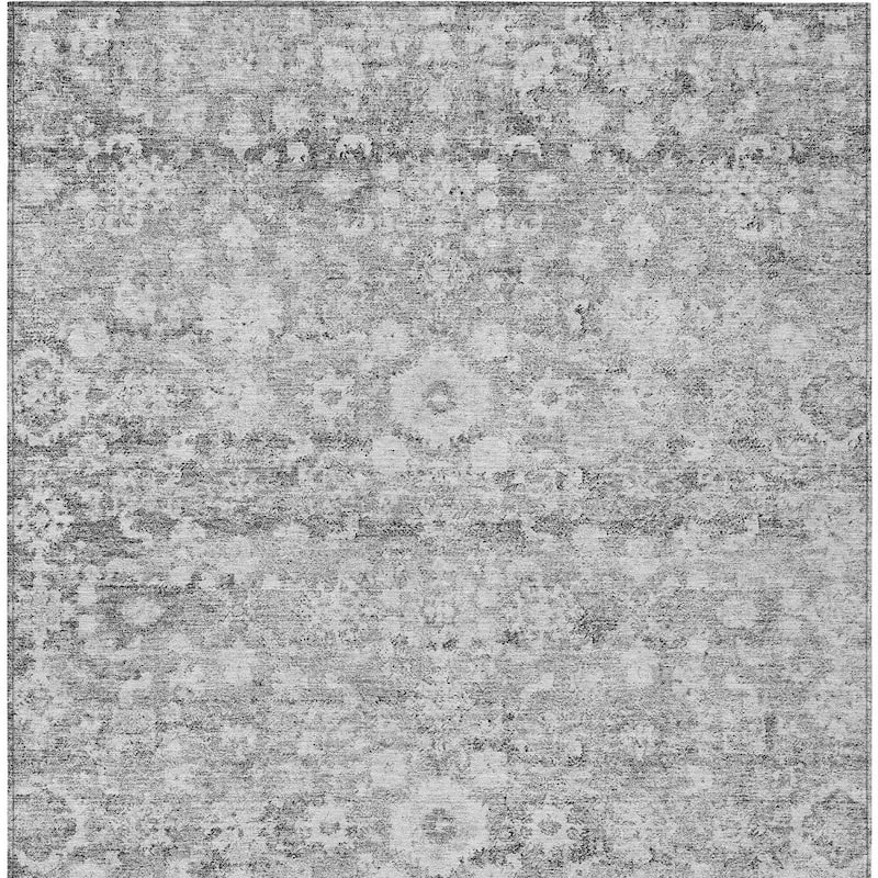 HomeRoots Oriental Traditional Rectangle Outdoor Rug