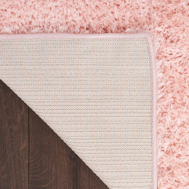 Nourison Lush Shag Contemporary Solid Shag Area Rug
