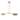 Dainolite Emma Modern and Contemporary 2 Light Halogen Horizontal Pendant Aged Brass with White Glass