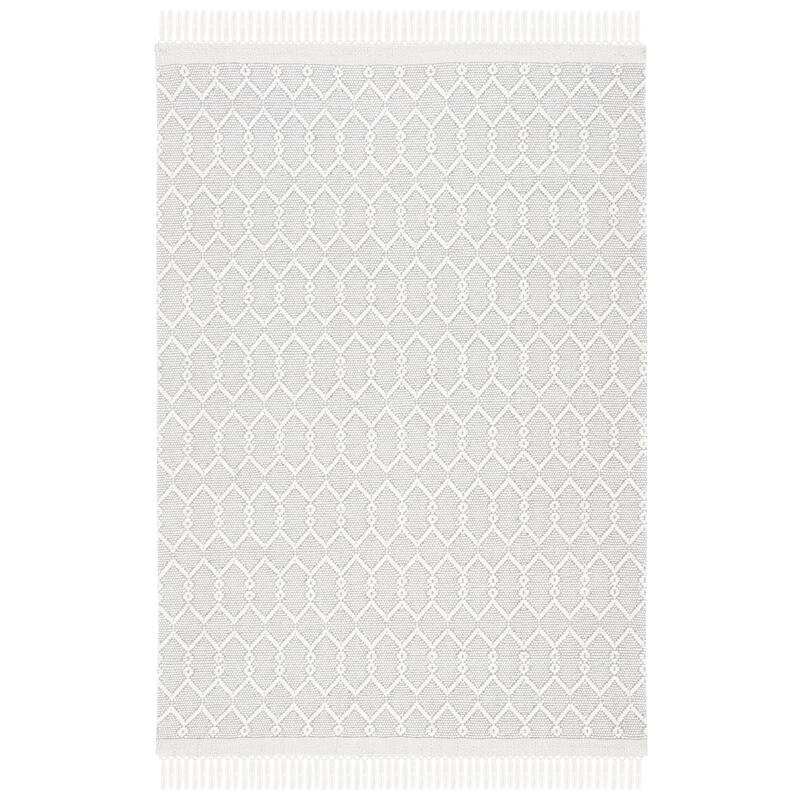 SAFAVIEH Handmade Vermont Shannan New Zealand Wool Rug - 6' Square - Ivory