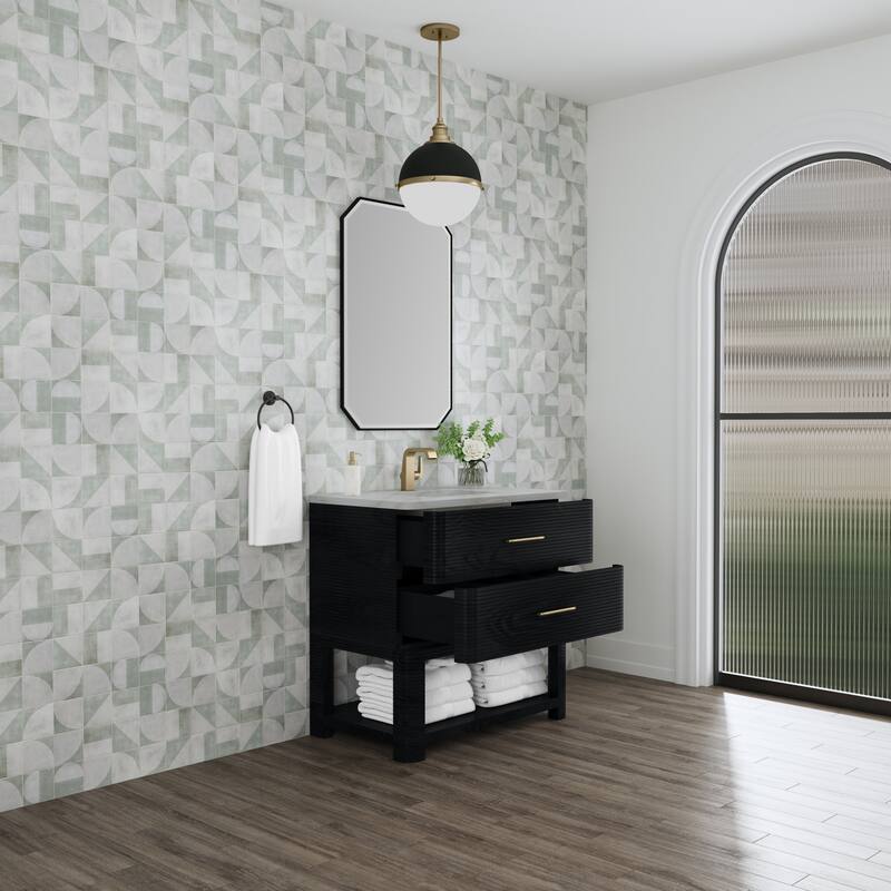 James Martin Vanities D704-V36-3VSL Lucian 36" Free Standing Single