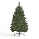 preview thumbnail 3 of 19, 4.5-ft Spruce Pre-Lit or Unlit Artificial Christmas Tree with Glitter Branches Red Berries Pinecones by Christopher Knight Home