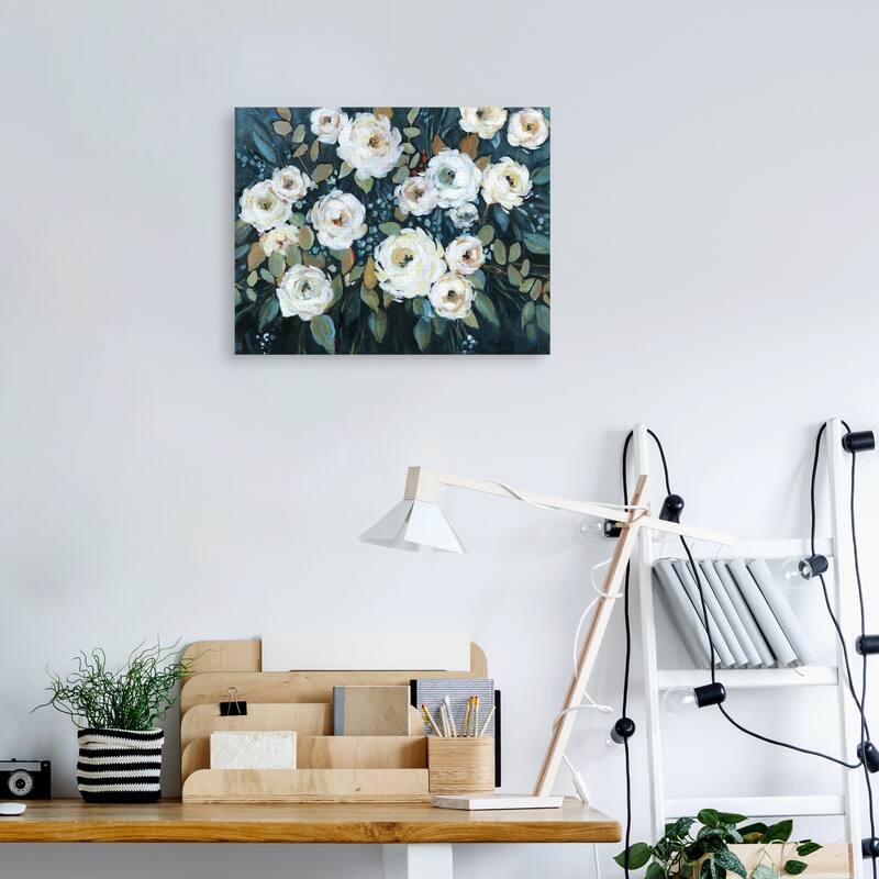 Moonlit Garden I by Carol Robinson Canvas Art Print