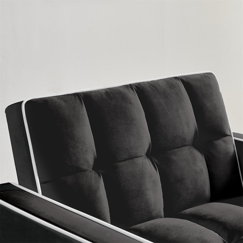 Three-in-one Sofa Bed Adjustable Back into a Sofa Recliner Single Bed