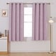 preview thumbnail 40 of 113, Deconovo Gold Line 52 Width Curtain Panel Pair (2 Panel) 52Wx54L Inch - Lavender Pink