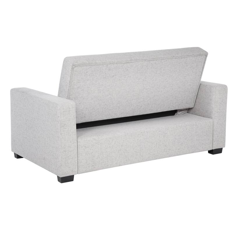 Drina Full Size Pull Out Sofa Bed Grey