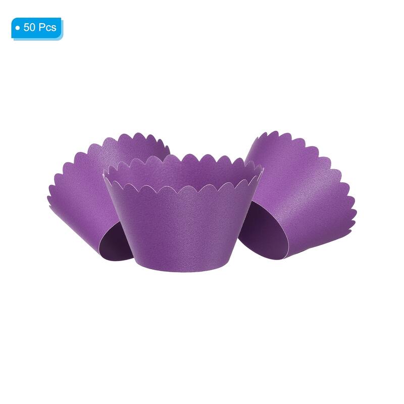 Cupcake Wrappers Paper, 50 Pack Baking Cups Standard Decoration
