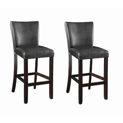 Morrison Cappuccino Bar Height Stools (Set of 2)