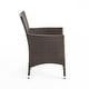 preview thumbnail 13 of 19, Torrens Outdoor Wicker/ Acacia Wood 7-piece Dining Set by Christopher Knight Home