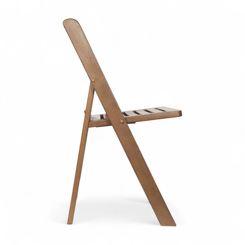 2 Pack 1000 lb. Capacity White Resin Folding Chair with Slatted Seat - 18"D x 17.5"W x 30.75"H