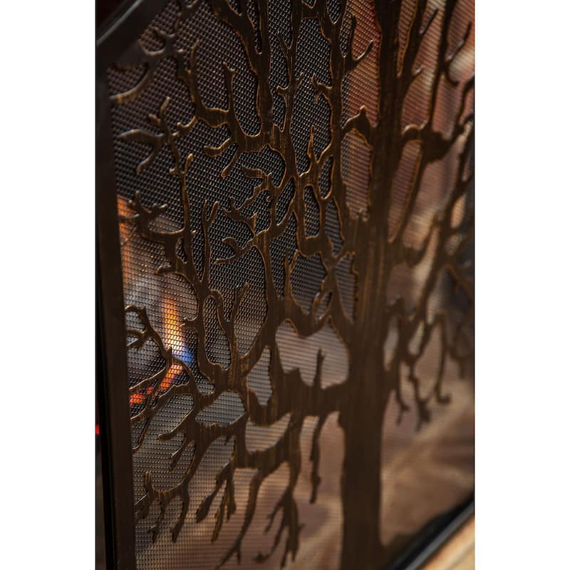 Tri-Fold Tree of Life Firescreen