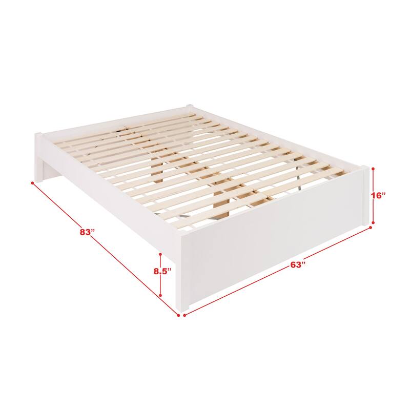 Prepac Queen Select 4-post Platform Bed with Optional Drawers