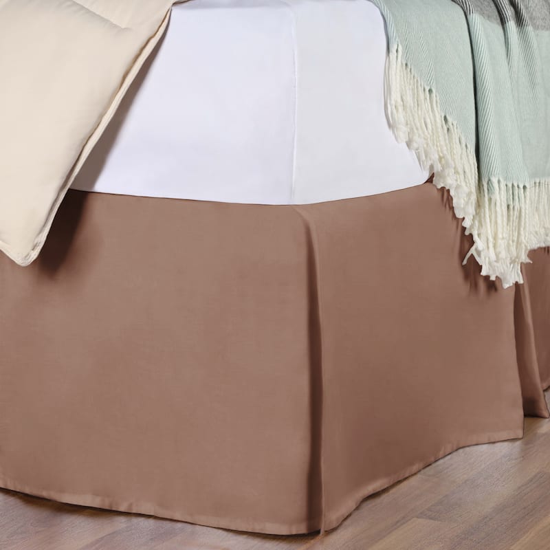 Superior 300 Thread Count Solid Combed Cotton Drop Bedskirt