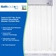 preview thumbnail 2 of 13, Kenney Twist & Fit No Tools Bell End Camlock Tension Shower Curtain Rod, 42-72" - Chrome