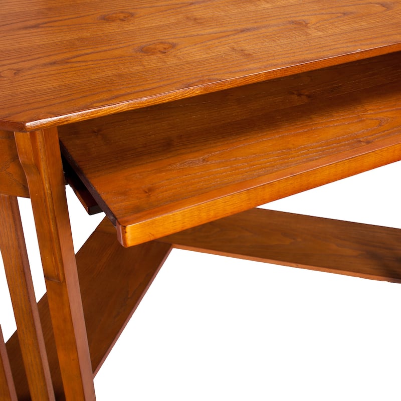 Porch & Den Crescent Mission-style Corner Desk