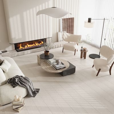 Bois 10x60 Almond Wood Porcelain Large Format Plank Wall and Floor Tile (12.11 sq ft/case) - 3 Pack