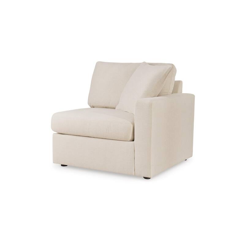 Signature Design by Ashley Modmax Beige 6-Piece Sectional with Audio Console - 107"W x 124"D x 36"H