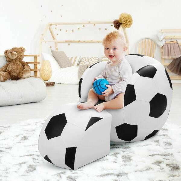Shop Costway Football Shape Kids Sofa Chair Couch Children Toddler