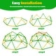 preview thumbnail 20 of 19, 6FT Geometric Climbing Dome Climber Playground for Kids 3-10, Climbing Toys for Kids - N/A