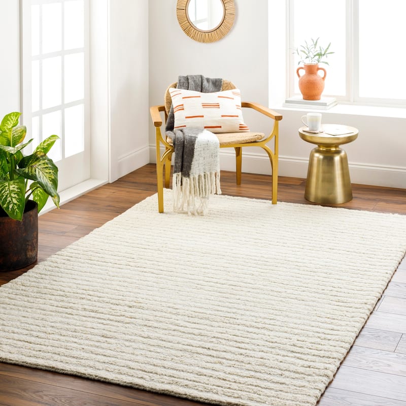 Ambesa Modern & Contemporary Area Rug - Beige - 5' x 7' 6"