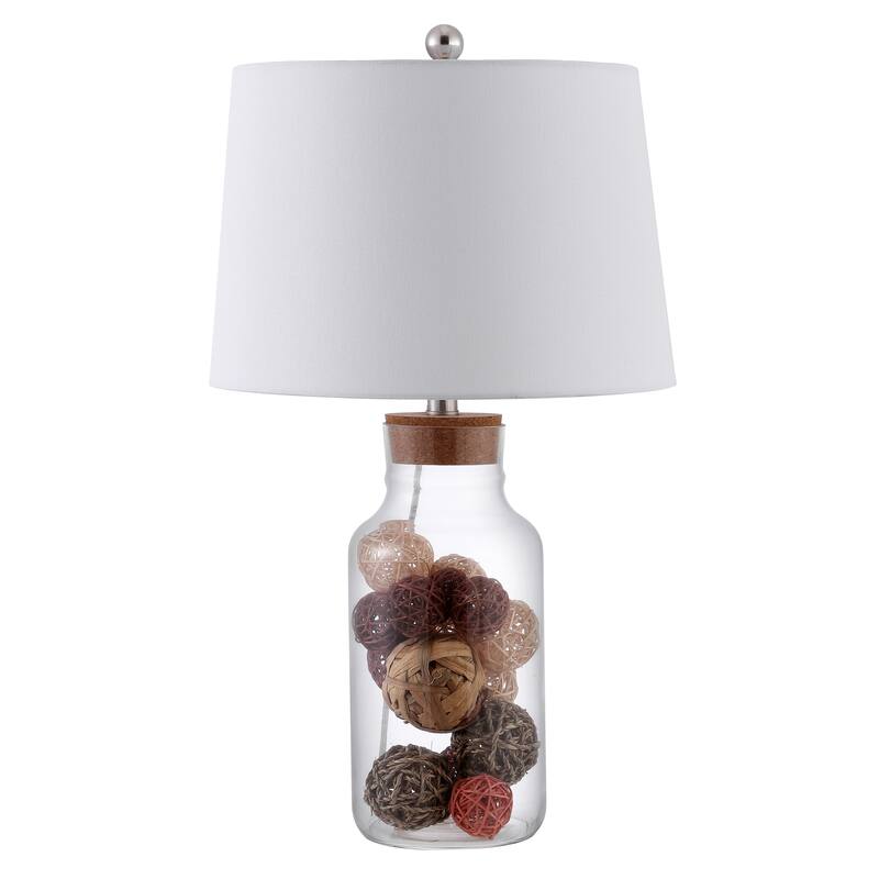 SAFAVIEH Lighting Cornella 26.5" Table Lamp - 15" W x 15" D x 26" H - 15Wx15Dx26H